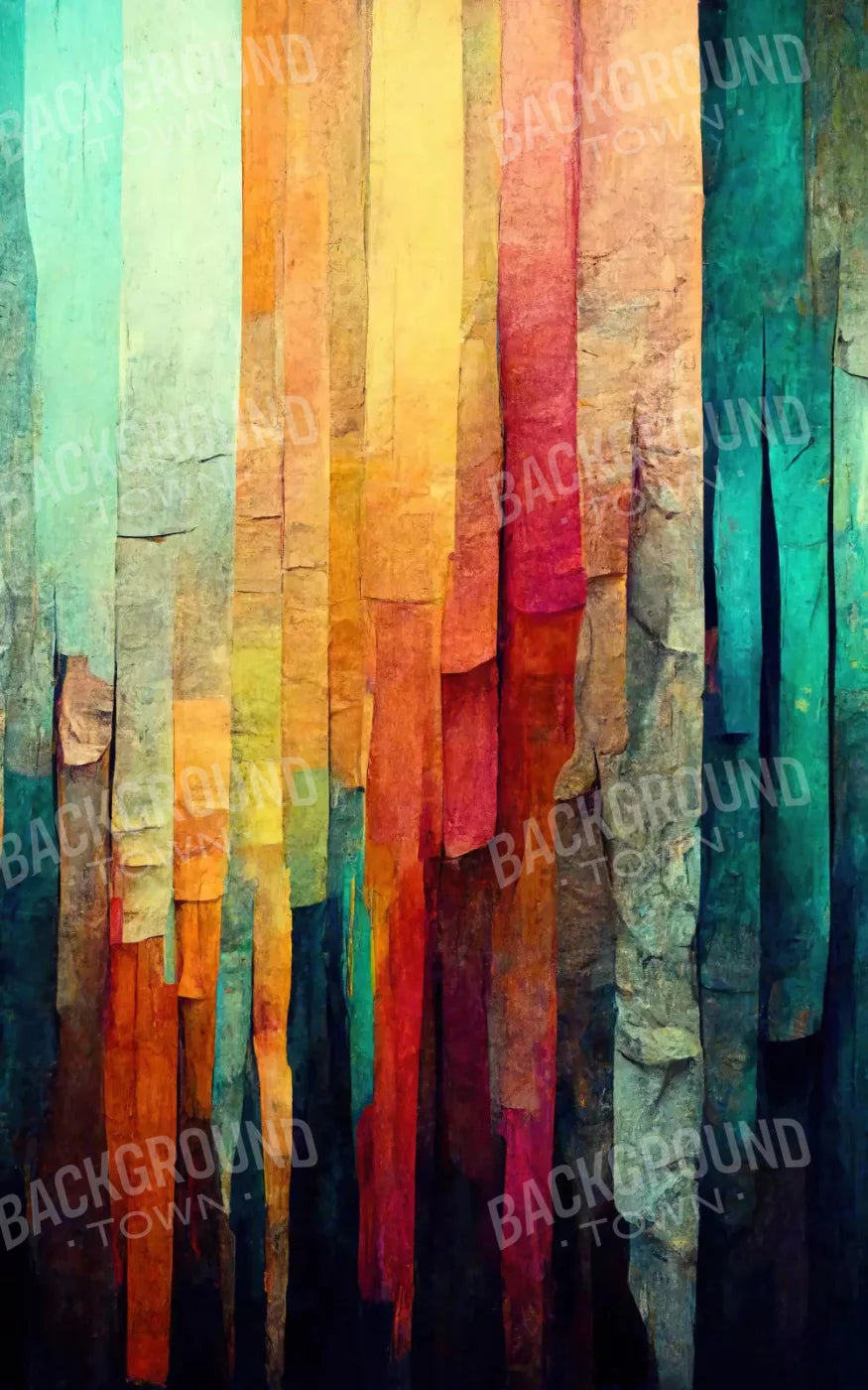 Weathered Colorful 9X14 Ultracloth ( 108 X 168 Inch ) Backdrop