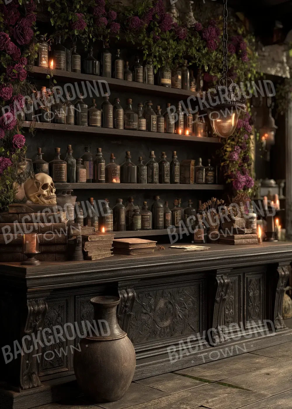 Welcome To The Apothecary 5’x7’ UltraCloth (60 x 84 inch) Backdrop