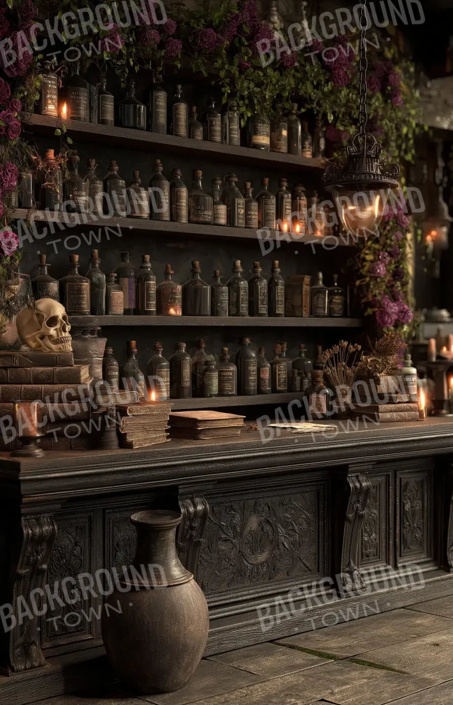 Welcome To The Apothecary 9’x14’ UltraCloth (108 x 168 inch) Backdrop