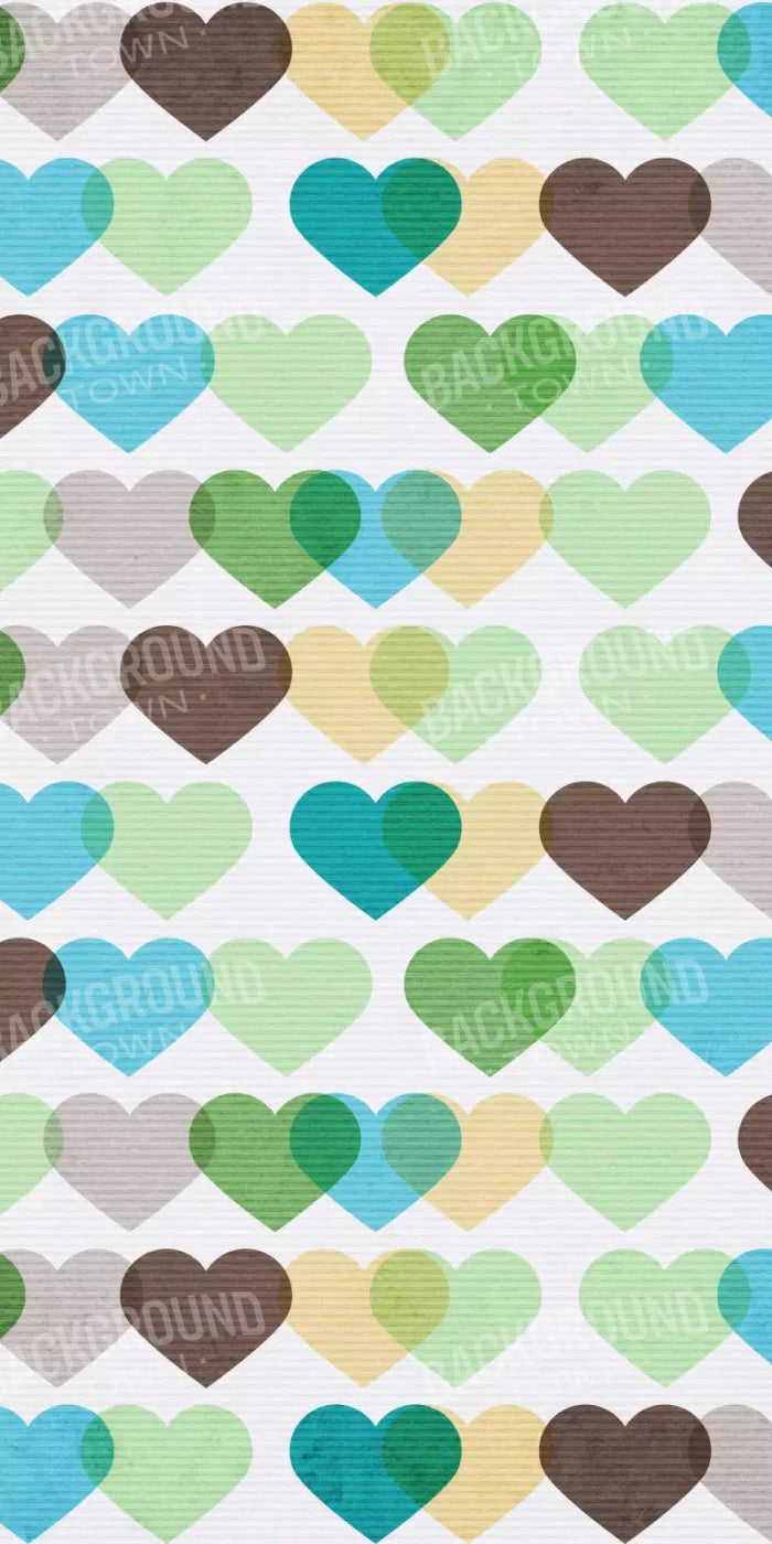 When Hearts Collide 10X20 Ultracloth ( 120 X 240 Inch ) Backdrop