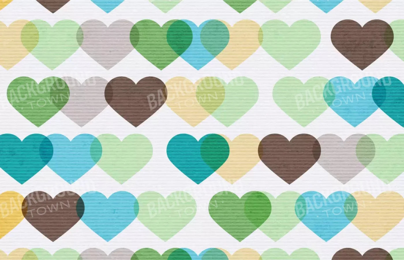 When Hearts Collide 12X8 Ultracloth ( 144 X 96 Inch ) Backdrop