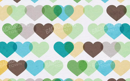 When Hearts Collide 14X9 Ultracloth ( 168 X 108 Inch ) Backdrop