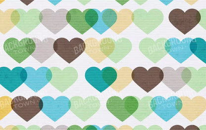 When Hearts Collide 16X10 Ultracloth ( 192 X 120 Inch ) Backdrop