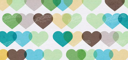 When Hearts Collide 16X8 Ultracloth ( 192 X 96 Inch ) Backdrop