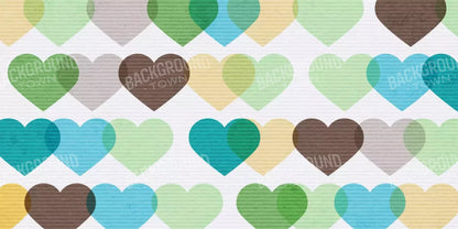 When Hearts Collide 20X10 Ultracloth ( 240 X 120 Inch ) Backdrop