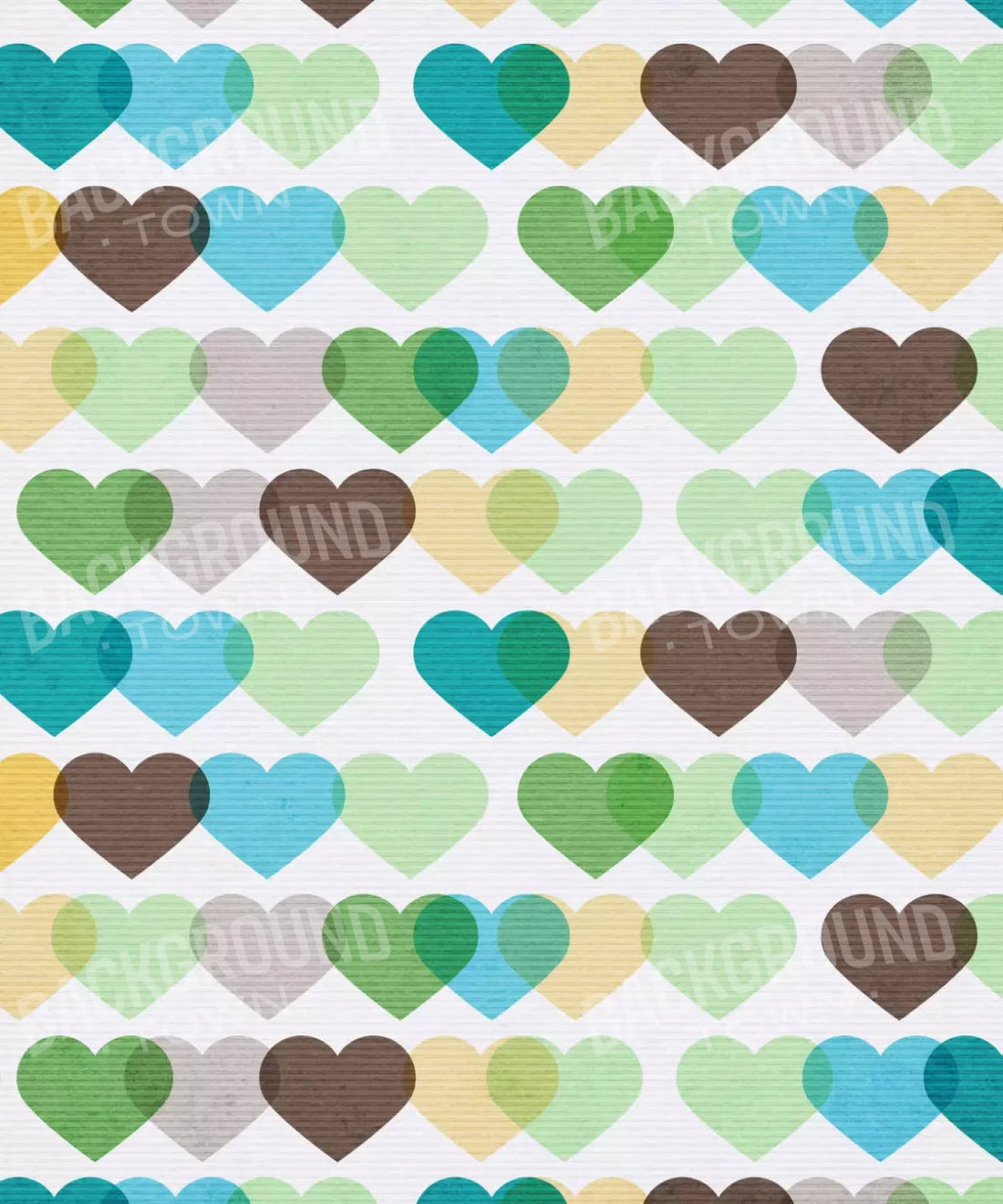 Multi-Color Valentines Day Backdrop for Photography