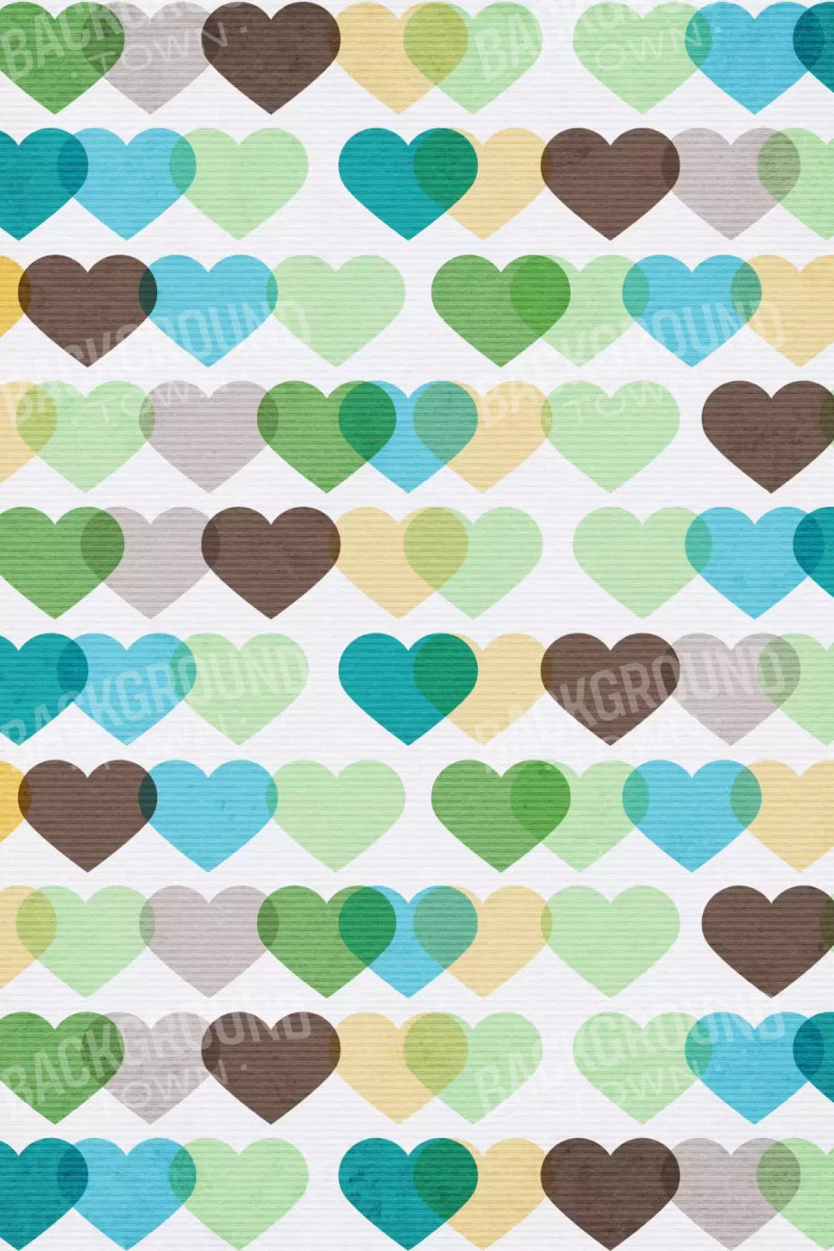When Hearts Collide 5X8 Ultracloth ( 60 X 96 Inch ) Backdrop