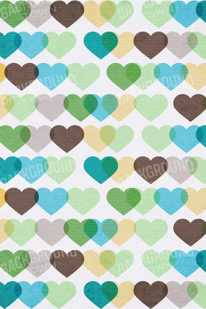 When Hearts Collide 5X8 Ultracloth ( 60 X 96 Inch ) Backdrop
