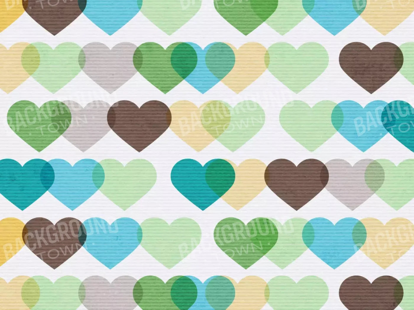 When Hearts Collide 68X5 Fleece ( 80 X 60 Inch ) Backdrop