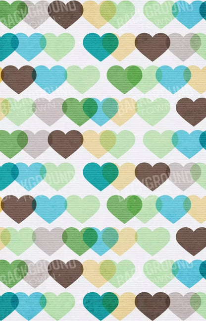 When Hearts Collide 8X12 Ultracloth ( 96 X 144 Inch ) Backdrop