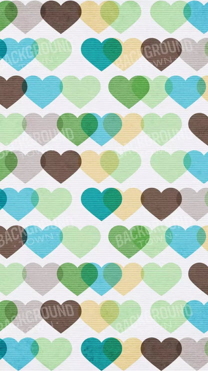 When Hearts Collide 8X14 Ultracloth ( 96 X 168 Inch ) Backdrop
