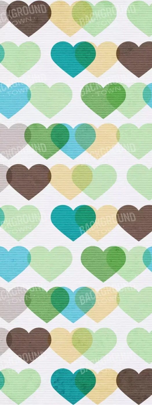 When Hearts Collide 8X20 Ultracloth ( 96 X 240 Inch ) Backdrop