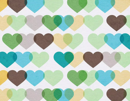 When Hearts Collide 8X6 Fleece ( 96 X 72 Inch ) Backdrop