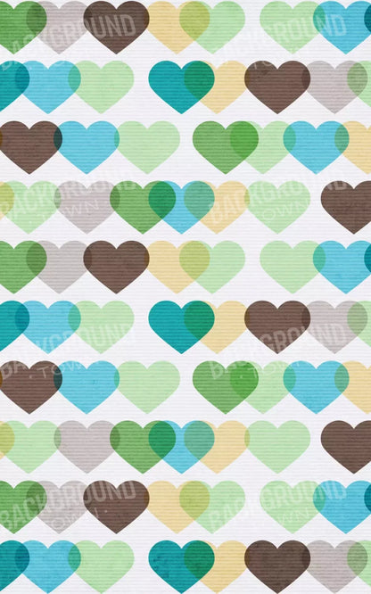 When Hearts Collide 9X14 Ultracloth ( 108 X 168 Inch ) Backdrop