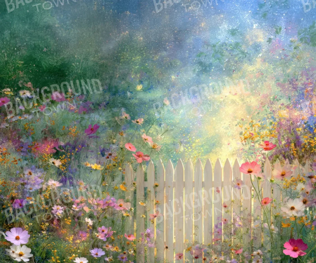 Blue Green Pink Purple White Blue  Backdrop for Photography