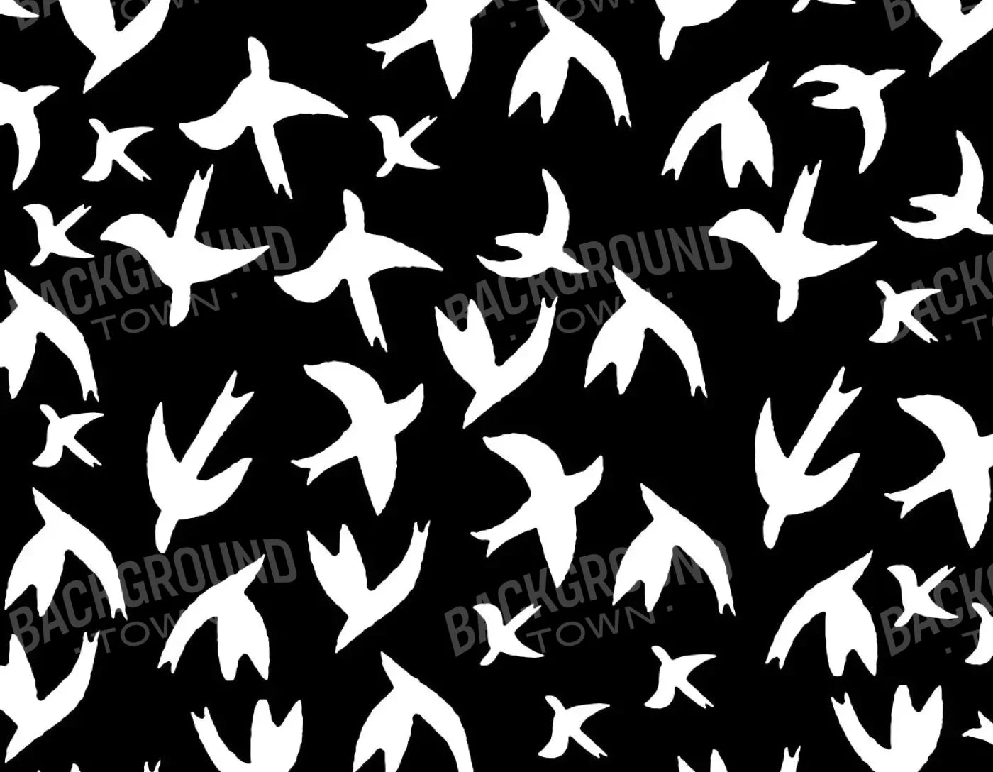 White Bird 8X6 Fleece ( 96 X 72 Inch ) Backdrop