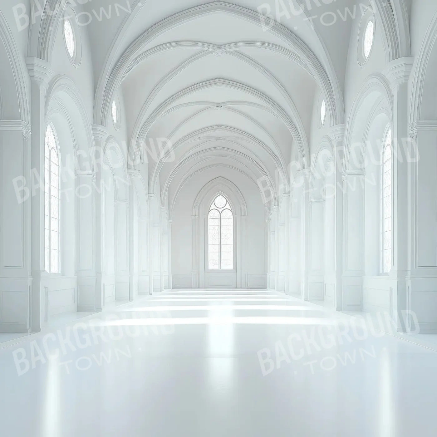 White Castle 10’x10’ UltraCloth (120 x 120 inch) Backdrop