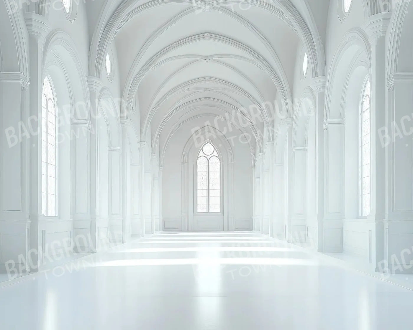 White Castle 10’x8’ Fleece (120 x 96 inch) Backdrop