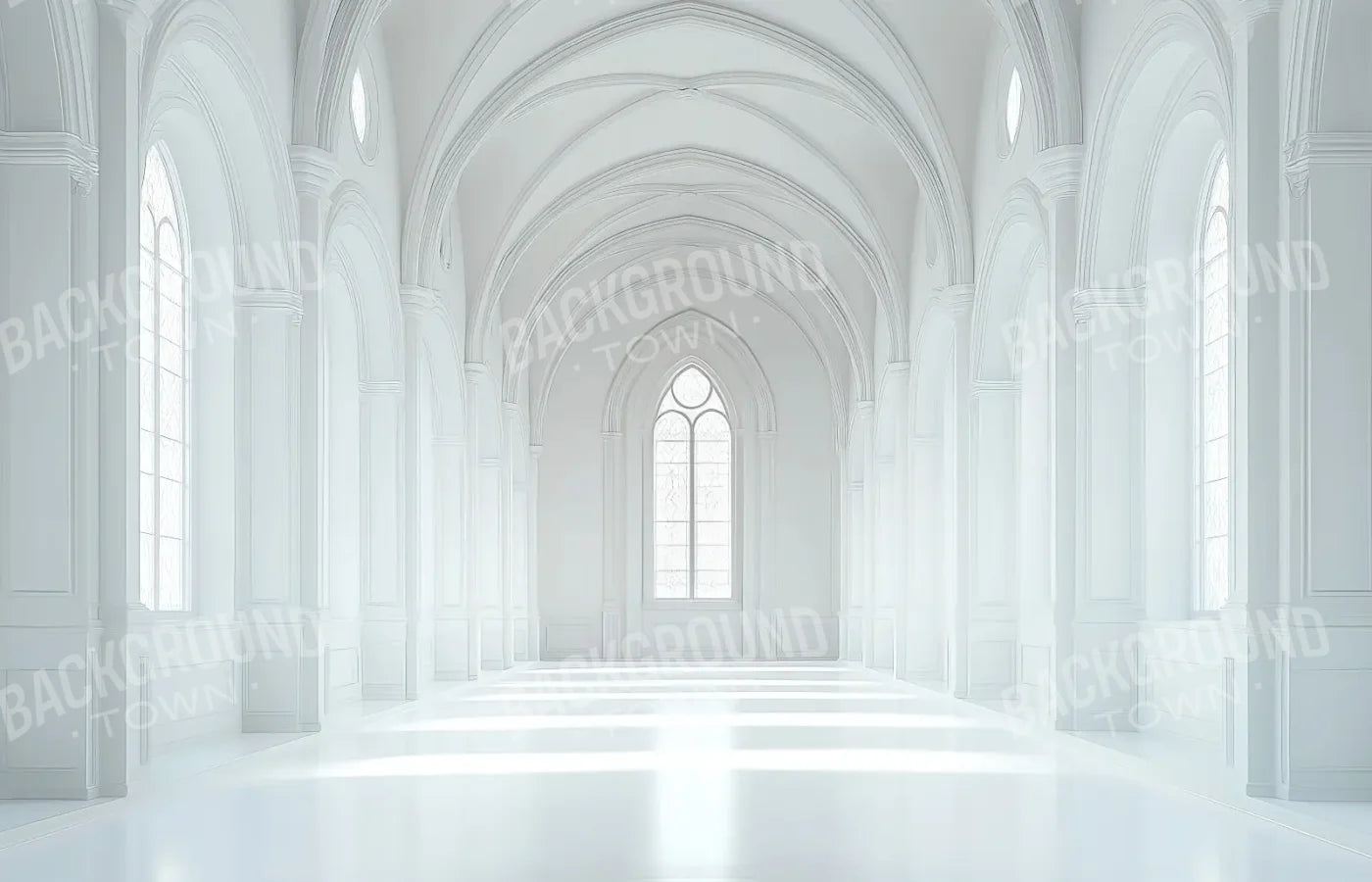 White Castle 14’x9’ UltraCloth (168 x 108 inch) Backdrop