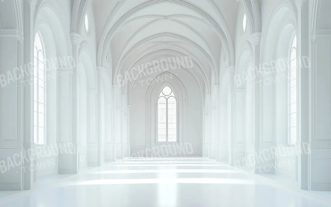 White Castle 8’x5’ UltraCloth (96 x 60 inch) Backdrop