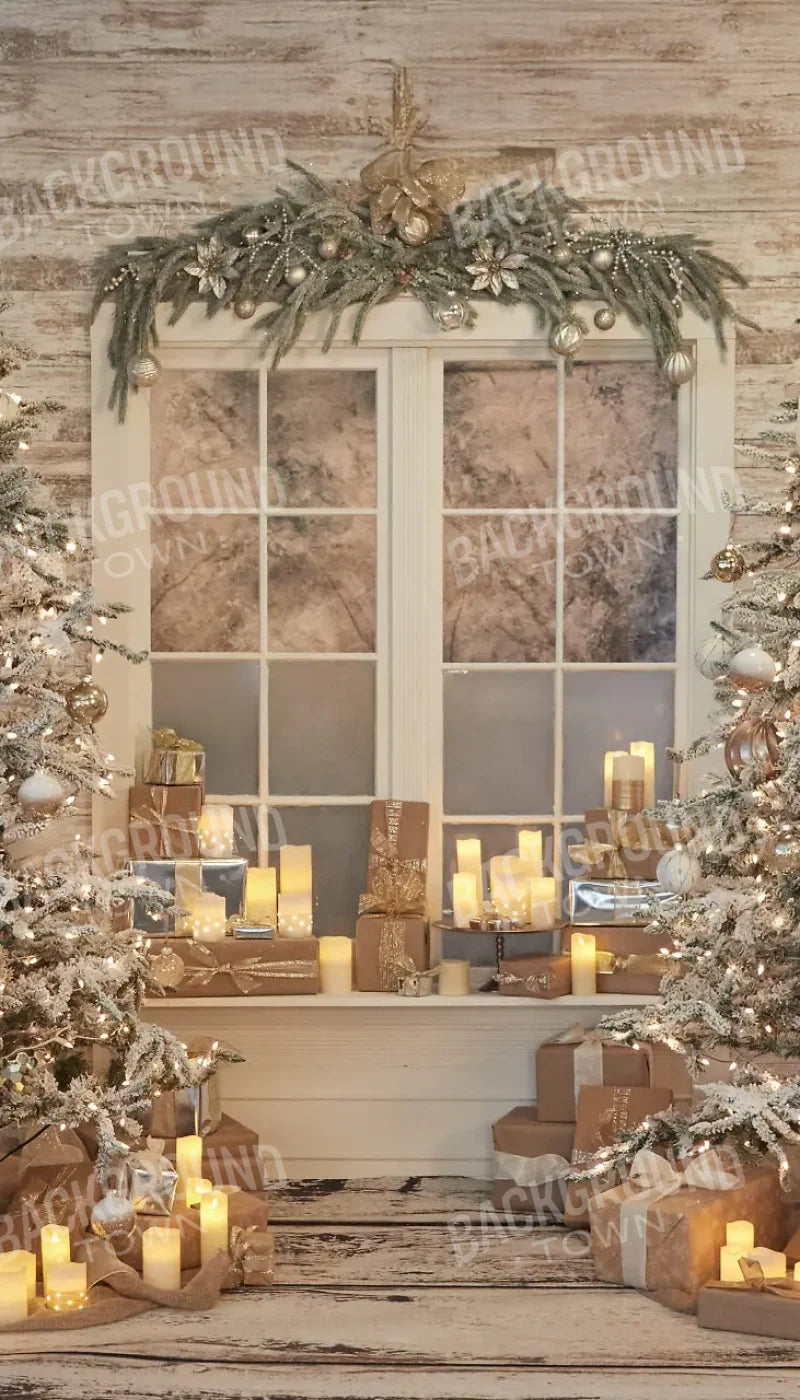 White Christmas 8’x14’ UltraCloth (96 x 168 inch) Backdrop