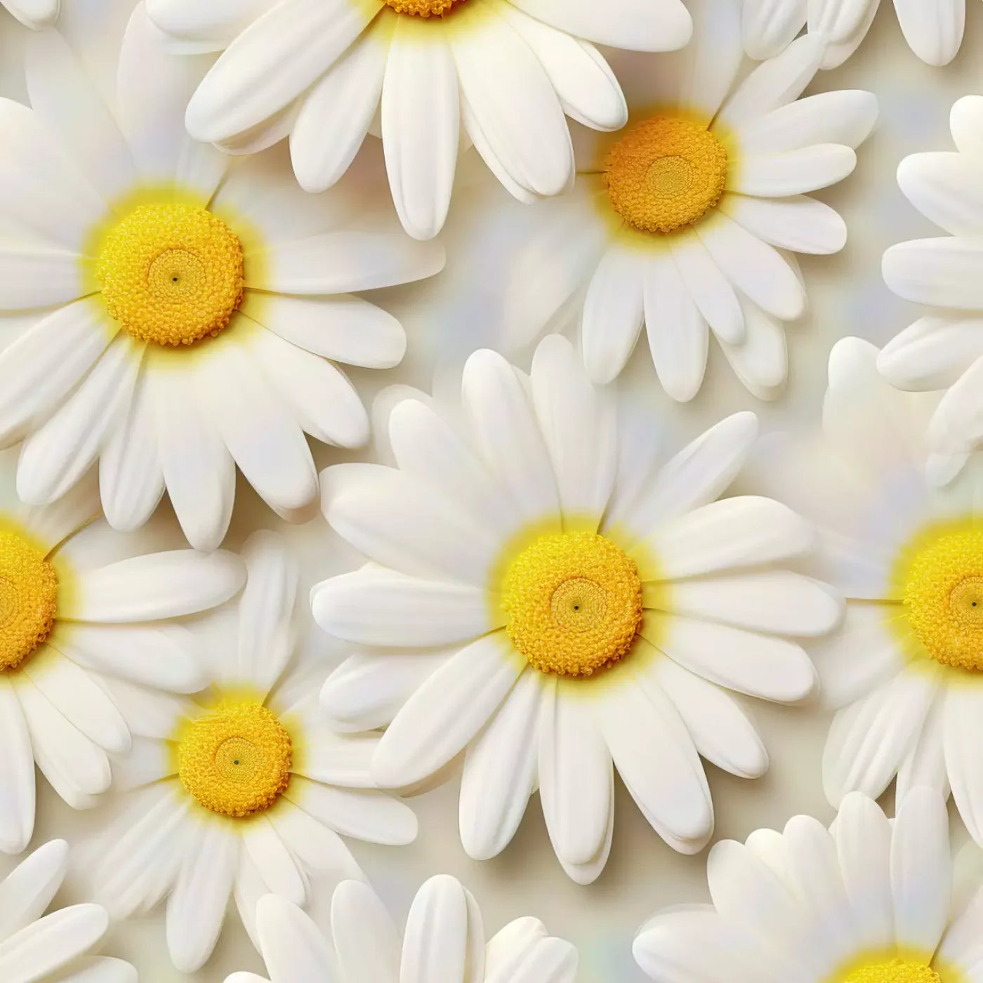 White Daisy I 8X8 Fleece ( 96 X Inch ) Backdrop
