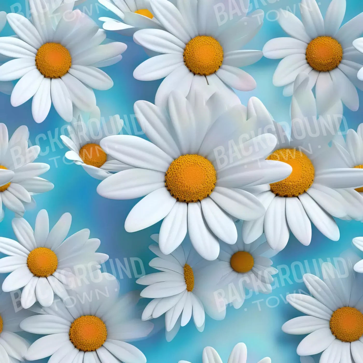 White Daisy Iii 10X10 Ultracloth ( 120 X Inch ) Backdrop