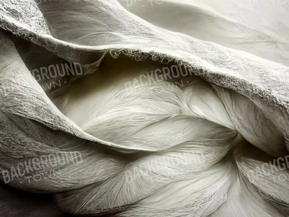 White Feathers 10X8 Fleece ( 120 X 96 Inch ) Backdrop