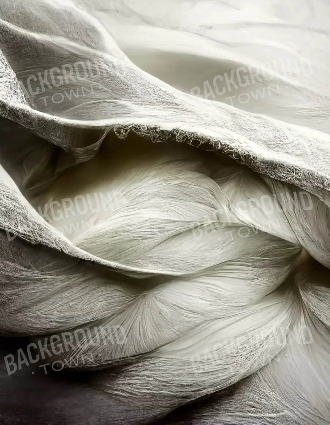 White Feathers 6X8 Fleece ( 72 X 96 Inch ) Backdrop