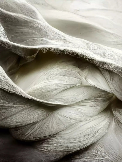 White Feathers 8X10 Fleece ( 96 X 120 Inch ) Backdrop