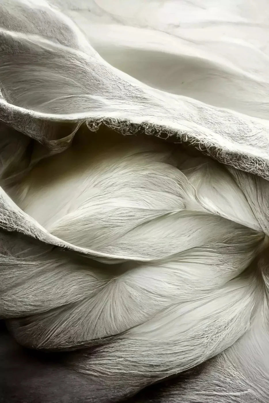 White Feathers 4X5 Rubbermat Floor ( 48 X 60 Inch ) Backdrop