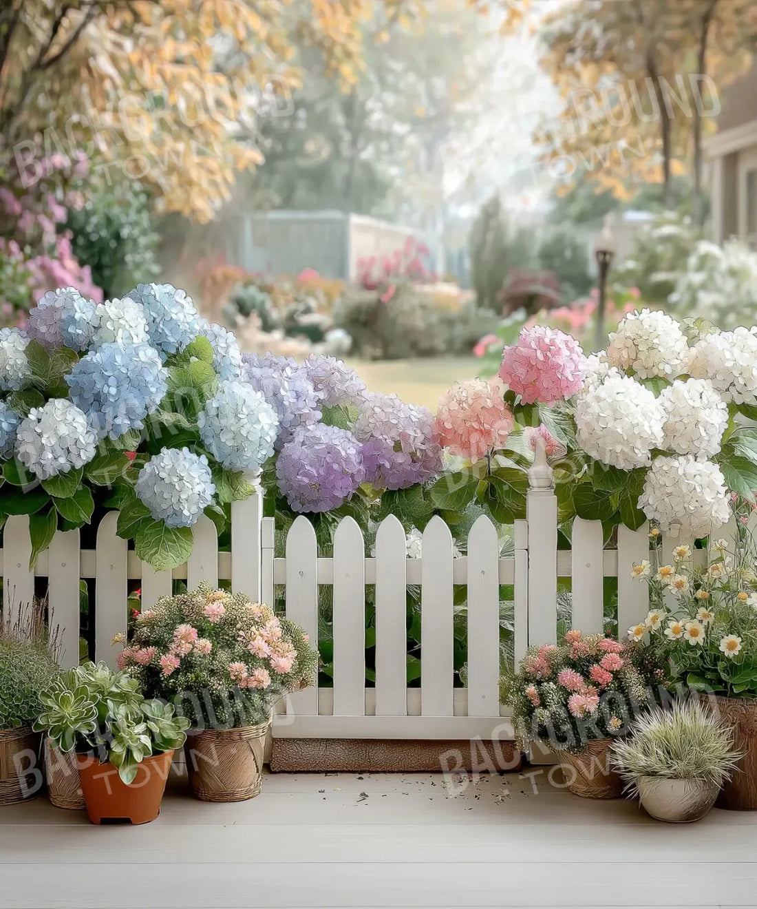 Floral Scene Backdrop for Photography