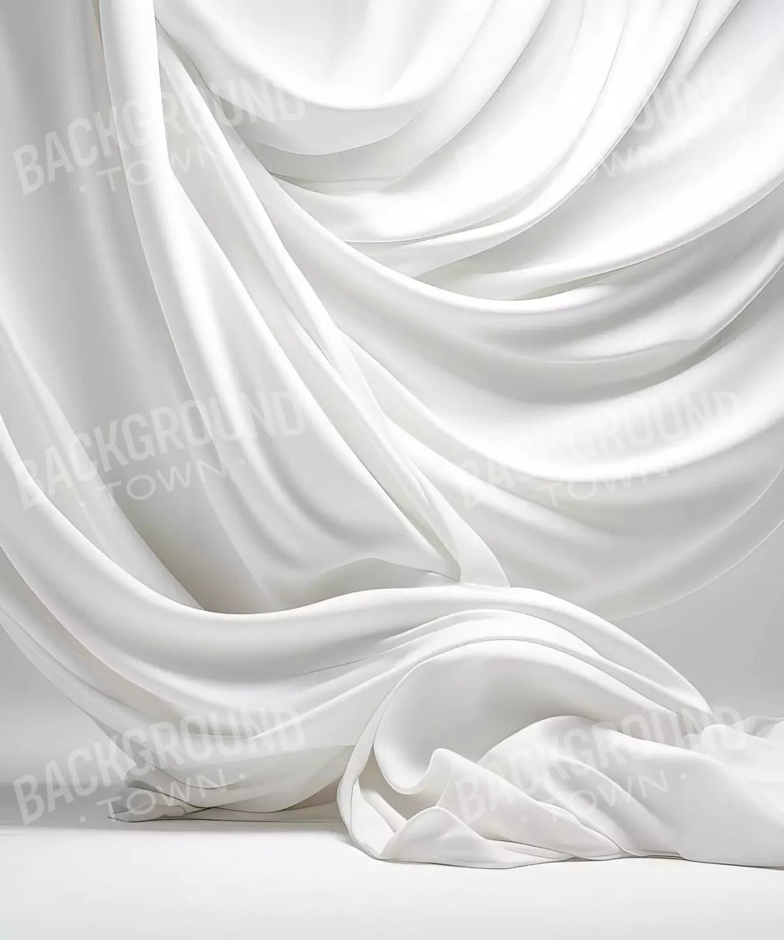 White Boudoir Backdrop for Photography