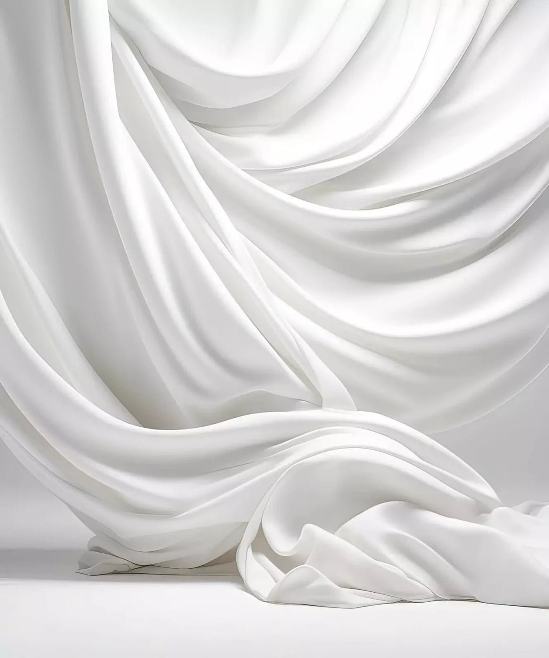 White Boudoir Backdrop for Photography