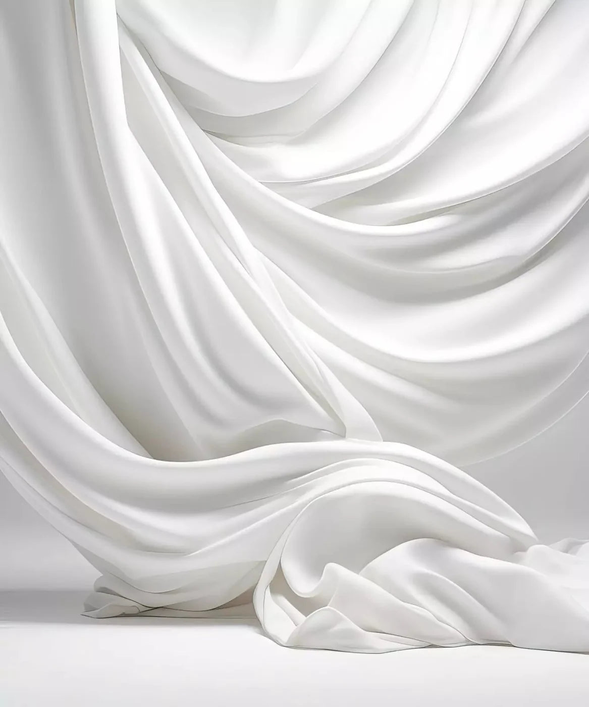 White Boudoir Backdrop for Photography