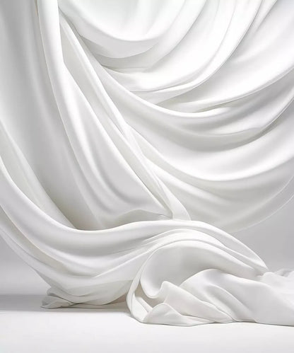 White Boudoir Backdrop for Photography