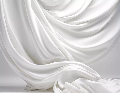 Flowing Silk Drop 8X6 Fleece ( 96 X 72 Inch ) Backdrop