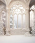 Christmas Holiday Ballroom  Backdrop for Photography