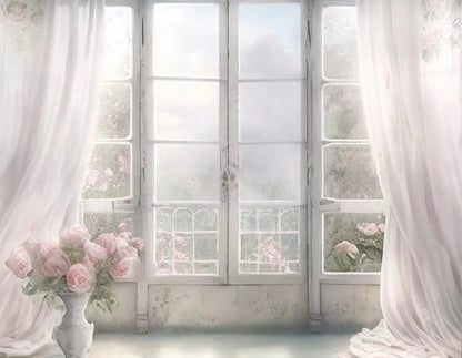 White Room Iii 8X6 Fleece ( 96 X 72 Inch ) Backdrop