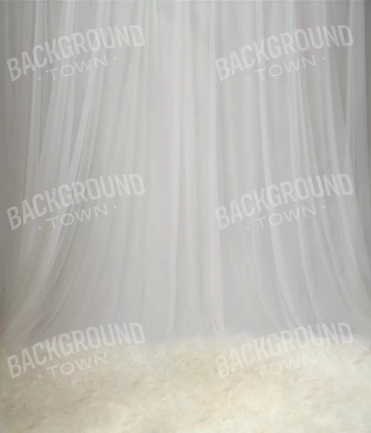 White Sheers 10X12 Ultracloth ( 120 X 144 Inch ) Backdrop