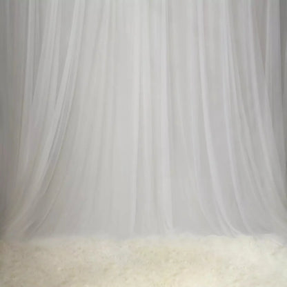 White Sheers 10X10 Ultracloth ( 120 X Inch ) Backdrop