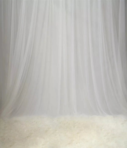 White Sheers 10X12 Ultracloth ( 120 X 144 Inch ) Backdrop