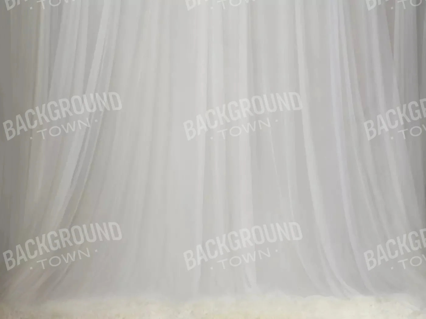 White Sheers 10X8 Fleece ( 120 X 96 Inch ) Backdrop