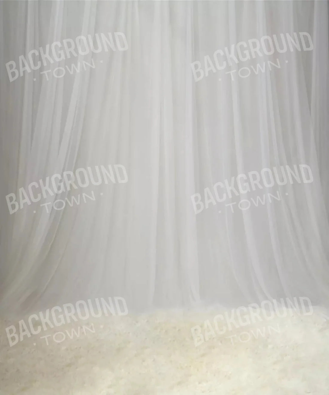 Sheer white drapes Backdrop for Photography