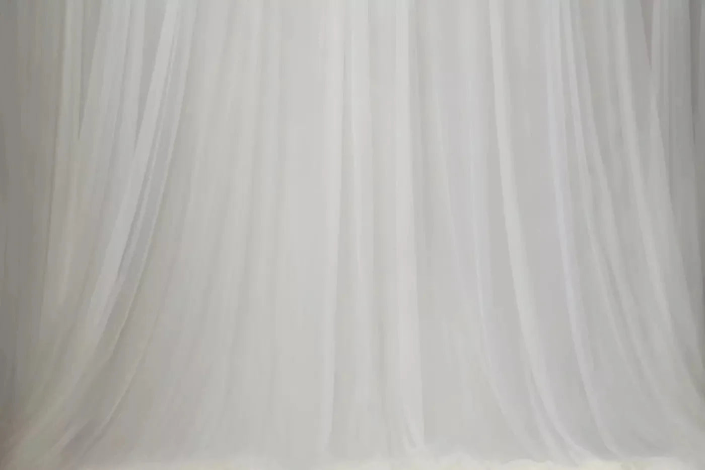 White Sheers 8X5 Ultracloth ( 96 X 60 Inch ) Backdrop