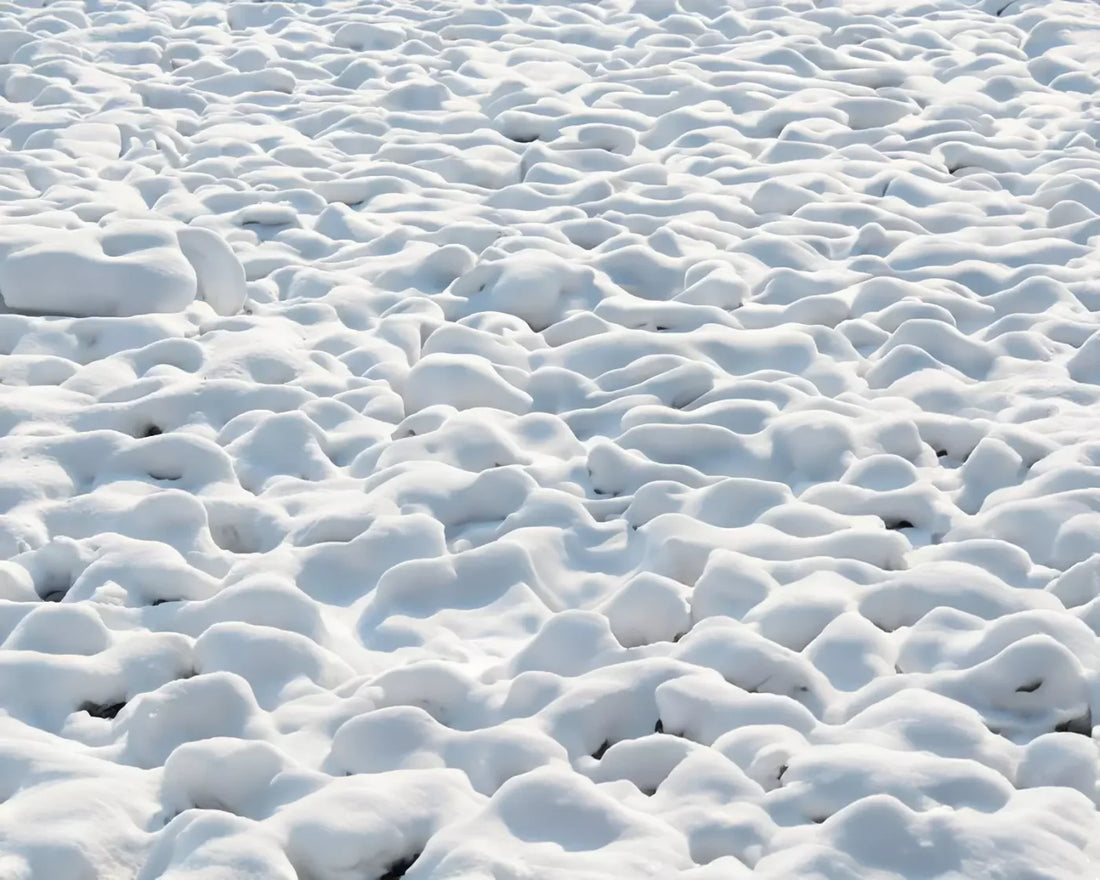 White Snow Mounds 5’X4’ Rubbermat Floor (60 X 48 Inch) Backdrop