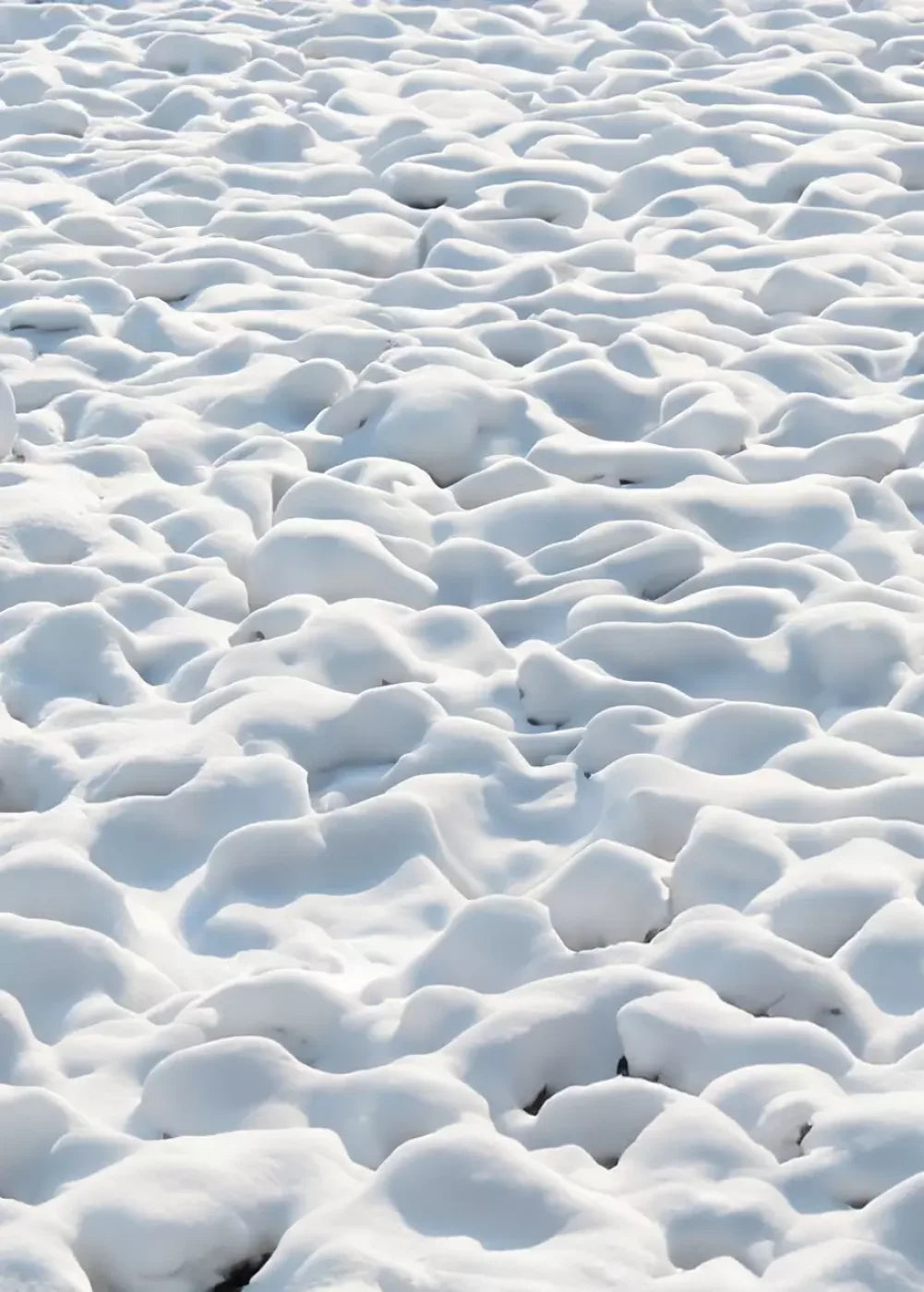 White Snow Mounds 5’X7’ Rubbermat Floor (60 X 84 Inch) Backdrop