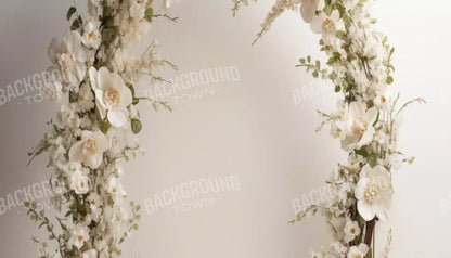 White Studio Floral Arch 14’X8’ Ultracloth (168 X 96 Inch) Backdrop