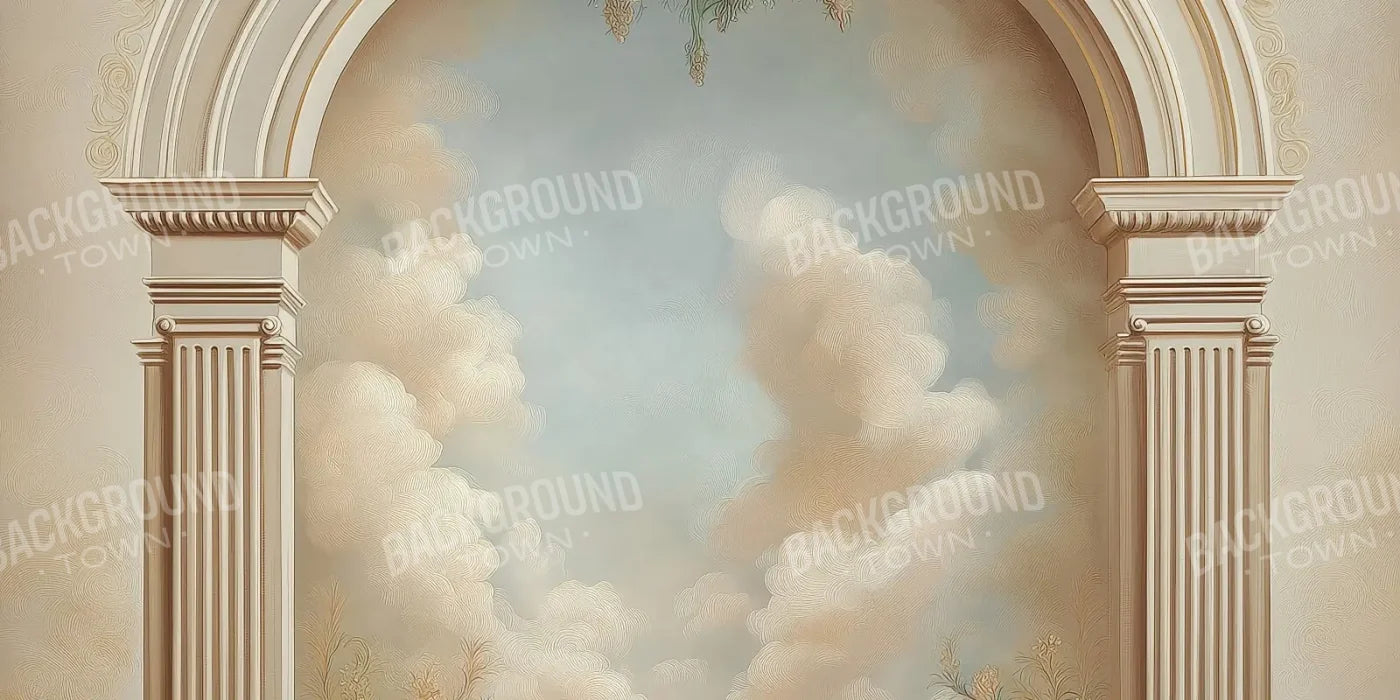 White Wall Archway 16’x8’ UltraCloth (192 x 96 inch) Backdrop