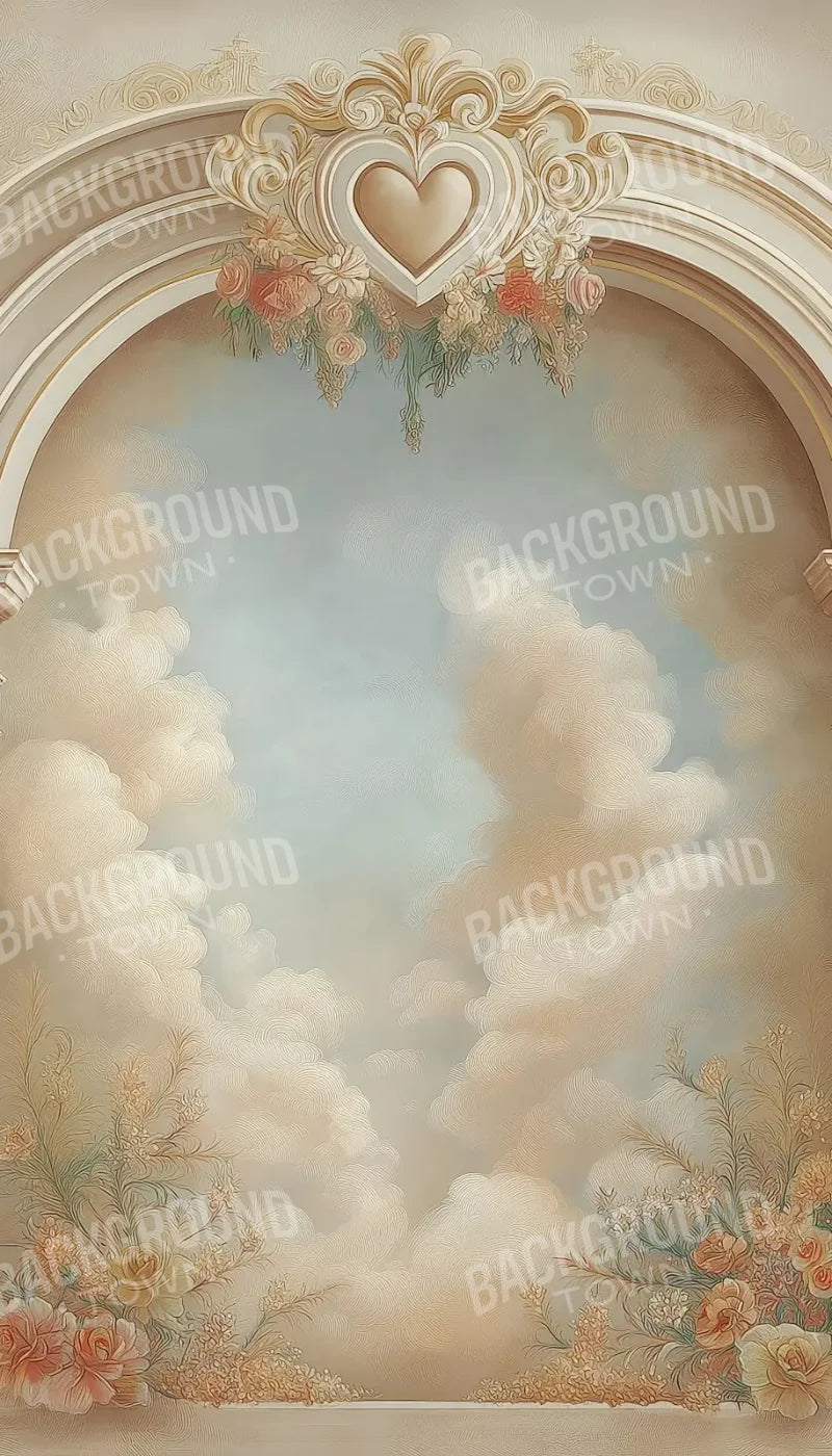 White Wall Archway 8’x14’ UltraCloth (96 x 168 inch) Backdrop